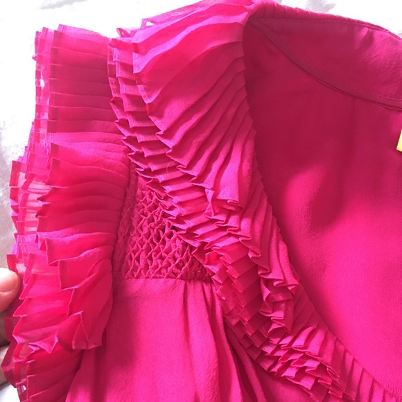 Silk blouse, size 8. By Catherine Malandrino - Picture 2 of 6